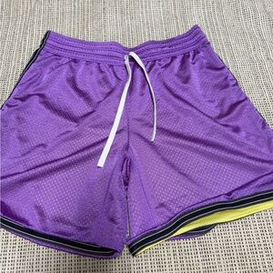 Nike Purple Mesh Athletic Shorts